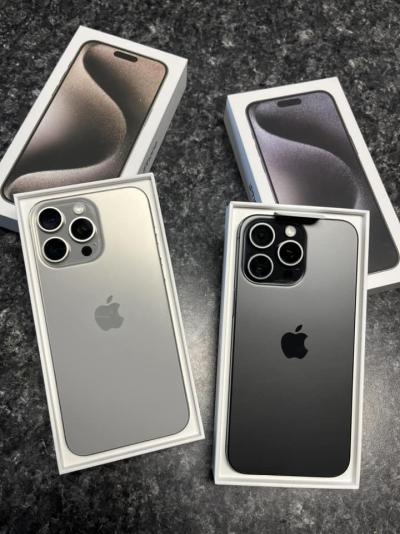 Apple iPhone 15 Pro  = 550 EUR , iPhone 15 Pro Max