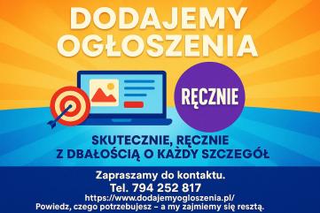Dodajemy ogłoszenia  - do 800 portali
