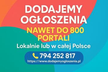 Dodajemy ogłoszenia  - do 800 portali