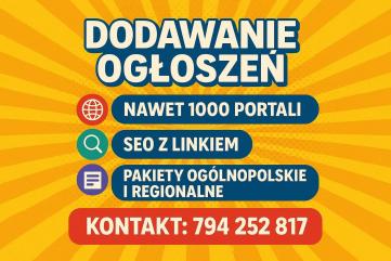Dodajemy ogłoszenia do nawet 1000 portali  