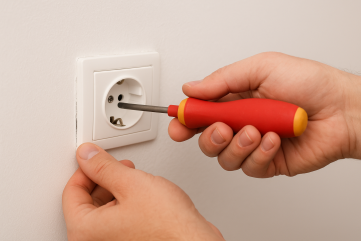 Elektryk Wrocław — naprawa i wymiana gniazdek SEP