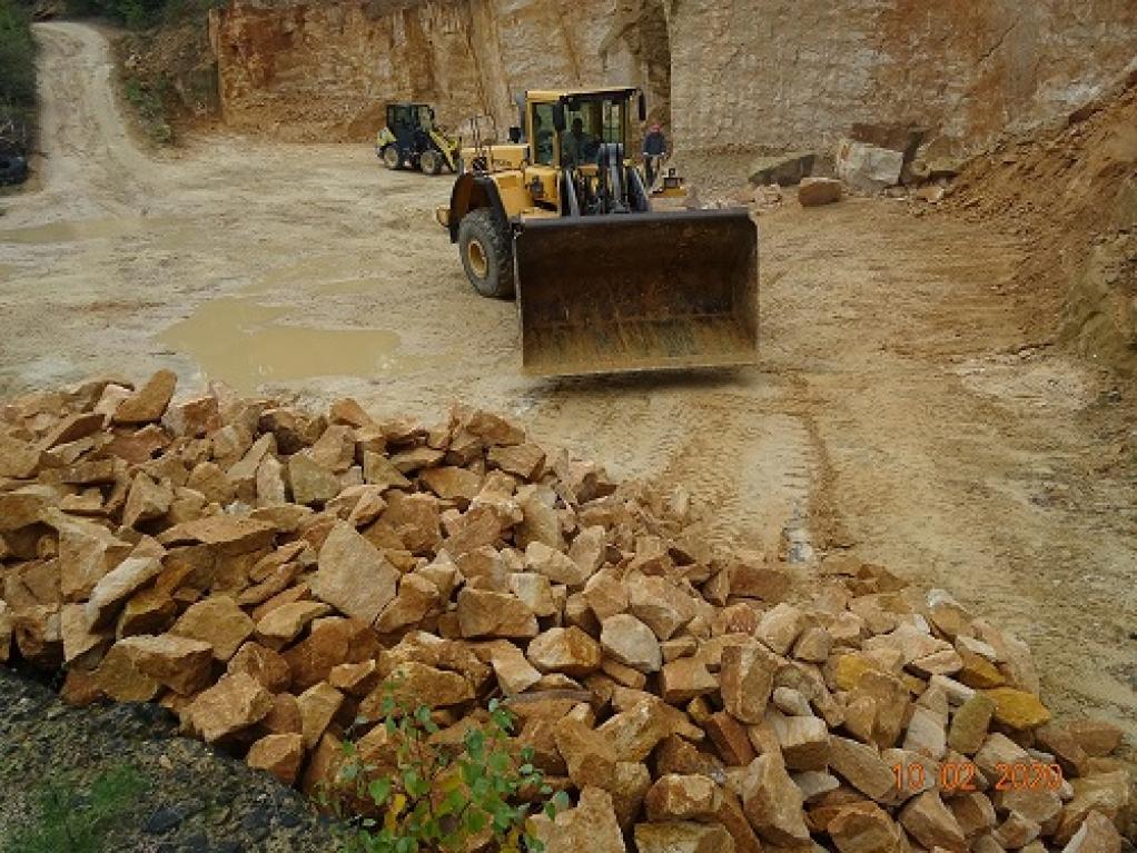 Kamień hydrotechniczny kopalnia kamienia 