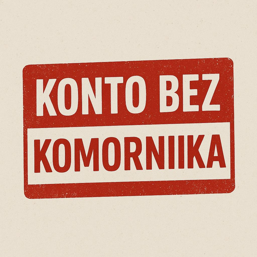 Konto bez zajęć Komorniczych – Szybko i Bezpieczni