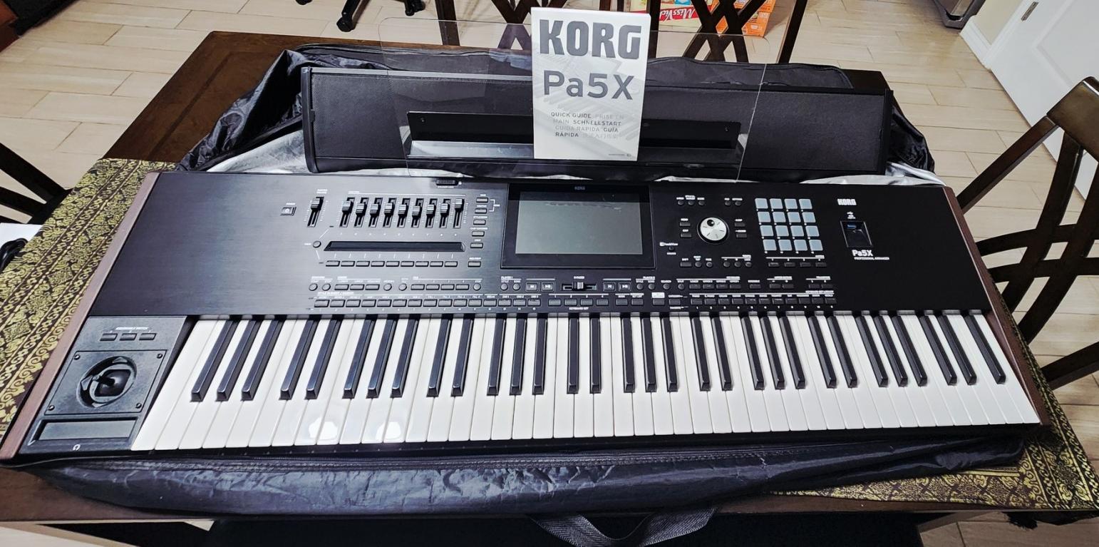 Korg Pa5X, Korg Pa4X,Korg NAUTILUS, Yamaha Genos2 