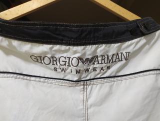 Krótkie spodenki plażowe Giorgio Armani Swimwear