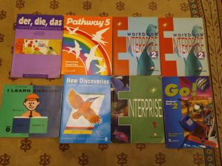 Książki do nauki angielskiego i niemieckiego