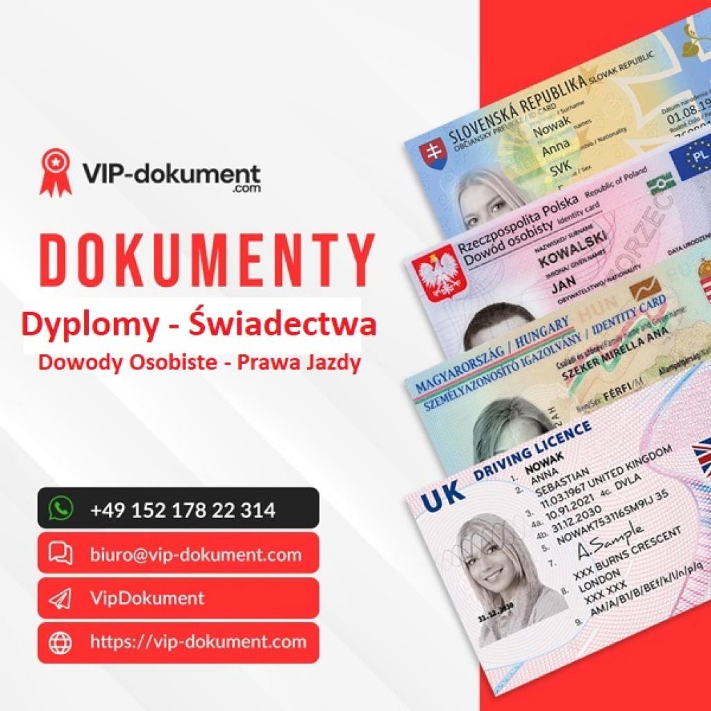 Kup średnie z wpisem, maturę z wpisem, dyplom 