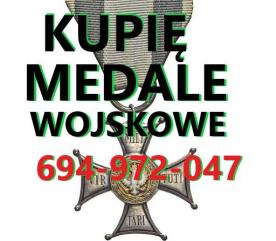 KUPIĘ ODZNACZENIA,ODZNAKI,MEDALE,ORDERY WOJSKOWE