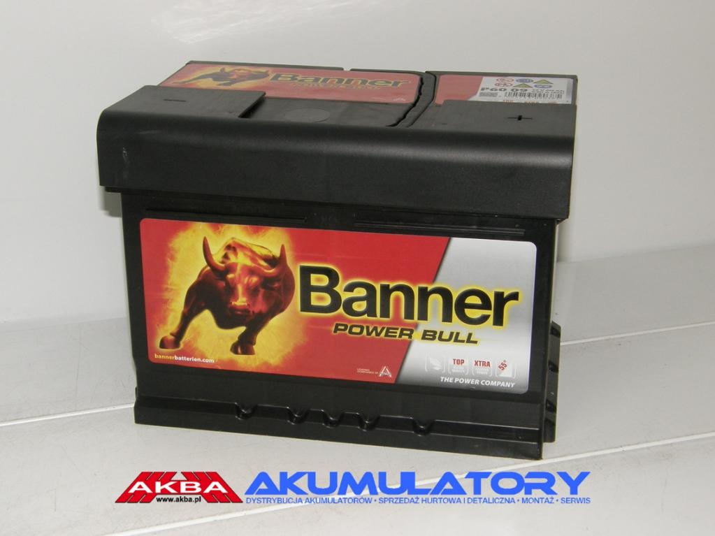 NOWY Akumulator BANNER Power Bull 12V 60Ah 540A