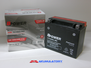 NOWY akumulator BPower YTX20L-BS 12V 18Ah