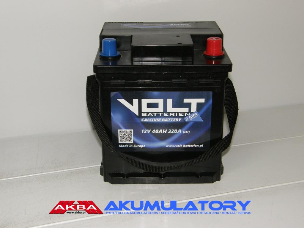 NOWY Akumulator VOLT PROfessional 12V 40Ah 320A 