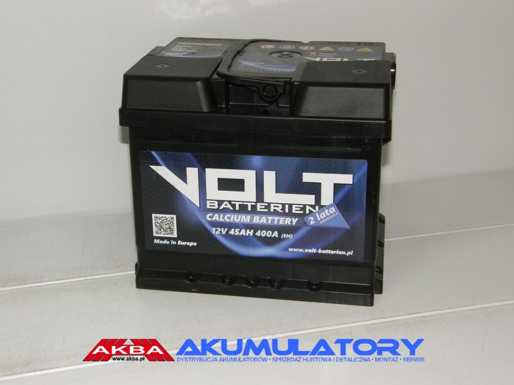 NOWY Akumulator VOLT PROfessional 12V 45Ah 400A 