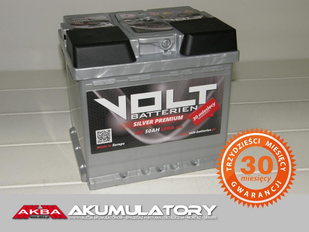 NOWY akumulator VOLT Silver Premium 12V 50Ah 500A 