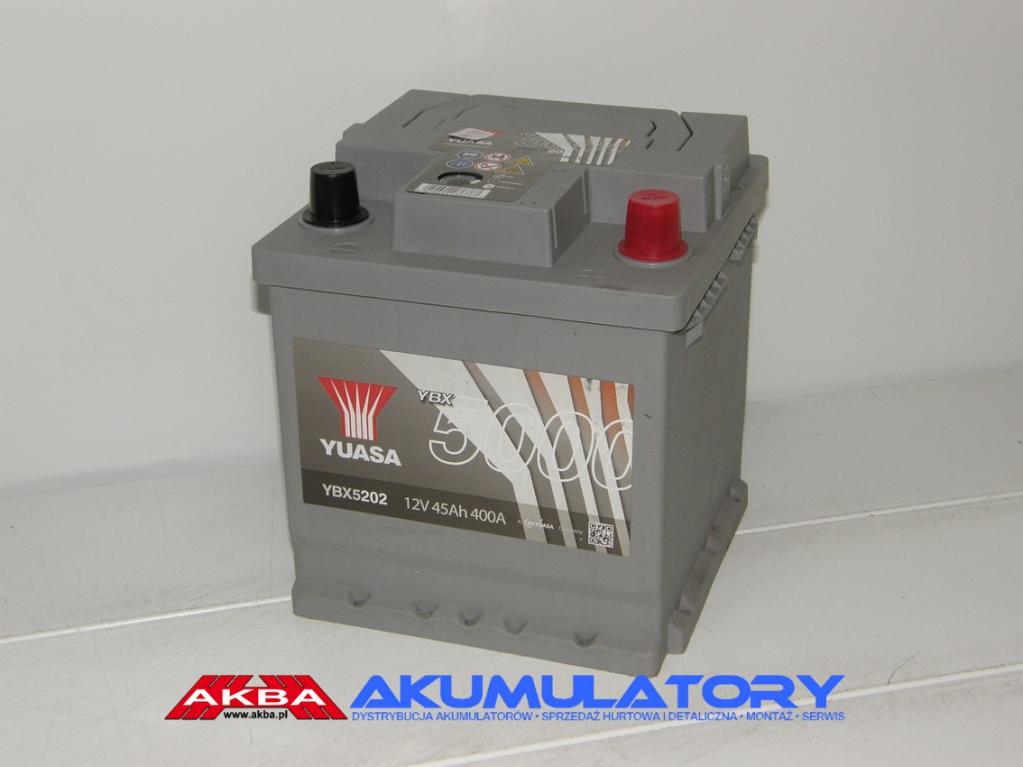 NOWY Akumulator Yuasa YBX5202 12V 45Ah 400A 