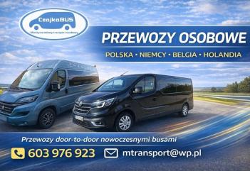 Przejazdy busem do Niemiec, Holandii, Belgii