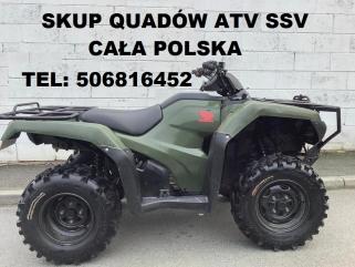 SKUP QUADÓW QUAD QUADY ATV BUGGY SSV 4X4 CAŁA PL