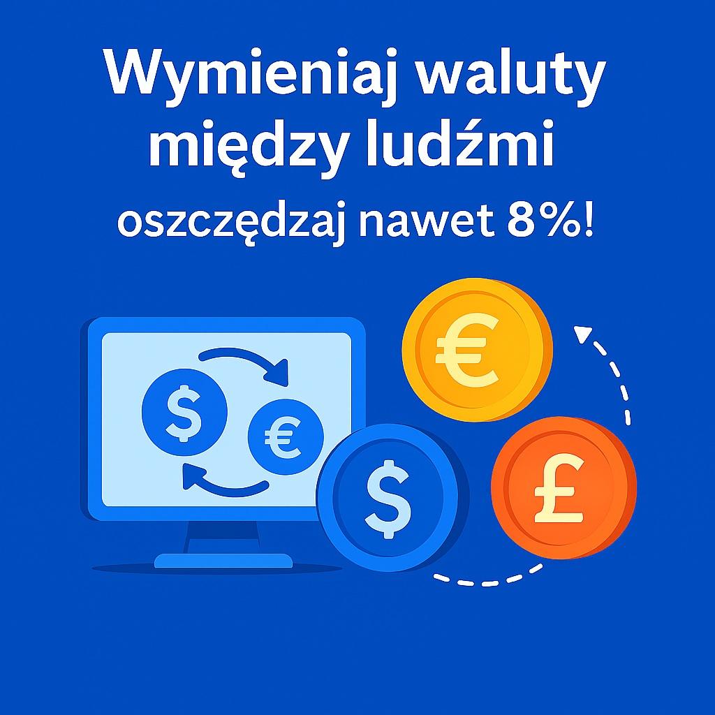 Wymieniaj Waluty po własnym kursie 