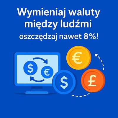 Wymieniaj Waluty po własnym kursie 