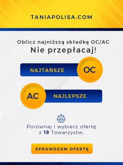 Znajdź najtańszą polisę OC AC